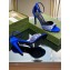 Gucci Heel 7.5cm sandals satin with crystals Blue 2023