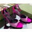 Gucci Heel 7.5cm sandals satin with crystals Fuchsia 2023