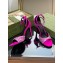 Gucci Heel 7.5cm sandals satin with crystals Fuchsia 2023