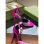 Gucci Heel 7.5cm sandals satin with crystals Fuchsia 2023
