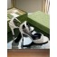 Gucci Heel 7.5cm sandals satin with crystals White 2023