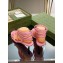 Gucci Low Heel strappy sandals with bamboo 746035 Pink 2023