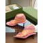 Gucci Low Heel strappy sandals with bamboo 746035 Pink 2023