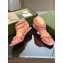 Gucci Low Heel strappy sandals with bamboo 746035 Pink 2023