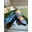 Gucci Low Heel strappy sandals with bamboo 746035 Blue 2023