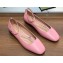 Gucci GG-Monogram Leather Ballet Flats Pink 2023