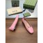 Gucci GG-Monogram Leather Ballet Flats Pink 2023