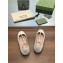 Gucci GG-Monogram Leather Ballet Flats White 2023