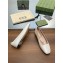 Gucci GG-Monogram Leather Ballet Flats White 2023