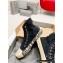 Balenciaga Paris High Top Women/Men Sneakers in Fully destroyed cotton and rubber Black 2023