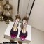 Jimmy Choo Heel 10cm Platform 2cm Max Stiletto Sandals Glitter Purple 2023