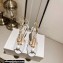 Jimmy Choo Heel 10cm Champagne Sacora Sandals with Pearl Embellishment 2023