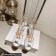 Jimmy Choo Heel 8.5cm Champagne Sacora Sandals with Pearl Embellishment 2023