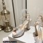 Jimmy Choo Heel 11cm Platform 2cm Sacaria PF Sandals Beige with Crystals 2023