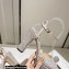 Jimmy Choo Heel 11cm Platform 2cm Sacaria PF Sandals Beige with Crystals 2023
