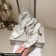 Jimmy Choo Heel 8.5cm Indiya Sandals White with Crystal Hearts 2023