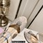 Jimmy Choo Heel 10cm Nude Suede Sacora Sandals with Hotfix Crystals and Sphere Detail 2023