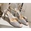 Jimmy Choo Heel 8.5cm Nude Suede Sacora Sandals with Hotfix Crystals and Sphere Detail 2023