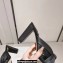 Jimmy Choo Heel 8cm Avenue Nappa Leather Mules Black 2023