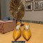 Jimmy Choo Heel 8.5cm Maryanne Sling Back Pumps Leather Brown 2023