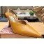 Jimmy Choo Heel 8.5cm Maryanne Sling Back Pumps Leather Brown 2023