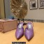 Jimmy Choo Heel 8.5cm Maryanne Sling Back Pumps Leather Purple 2023