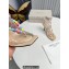 Jimmy Choo Heel 8.5cm Amiral Sandals Beige with Beaded Raffia 2023