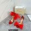 Jimmy Choo Heel 10.5cm Aveline Glitter Sandals Red with Asymmetric Grosgrain Mesh Crystal Fascinator Bows 2023