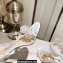 Jimmy Choo Heel 10cm Maisel Sandals White with Crystals 2023