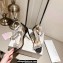 Jimmy Choo Heel 8cm Maisel Sandals Black with Crystals 2023
