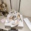Jimmy Choo Heel 8cm Maisel Sandals White with Crystals 2023