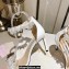 Jimmy Choo Heel 8cm Maisel Sandals White with Crystals 2023