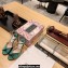 Jimmy Choo Heel 10cm Sacora Sandals Satin Dark Green 2023