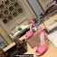 Jimmy Choo Heel 10cm Sacora Sandals Satin Pink 2023