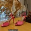 Jimmy Choo Heel 10cm Sacora Sandals Satin Pink 2023