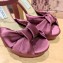 Jimmy Choo Heel 12cm Platform 4cm Heloise Sandals Satin Purple 2023