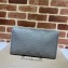 Gucci GG Embossed pouch Bag 625568 Gray 2023