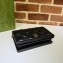 Gucci GG Matelassé chain wallet 723787 Black 2023