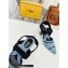 Fendi Heel 8cm Colibrì Canvas High-heeled slingbacks with embroidery Blue/Black 2023