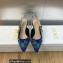 Dior Heel 6.5cm J'Adior Slingback Pumps in Cobalt Blue Multicolor Embroidered Cotton with Toile de Jouy Voyage Motif 2023