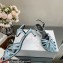 Celine Heel 4.5cm THIN LEATHER STRAPS TRIOMPHE Sandals In Calfskin Blue 2023