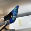 Dior Heel 6.5cm J'Adior Slingback Pumps in Cobalt Blue Multicolor Embroidered Cotton with Toile de Jouy Voyage Motif 2023