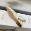 Dior J'Adior Slingback Ballerina Flats in White Embroidered with Camel-Colored Saint-Gall Motif 2023