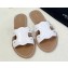 Celine TRIOMPHE Mules In Calfskin White 2023