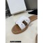 Celine TRIOMPHE Mules In Calfskin White 2023