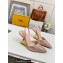 Fendi First rhinestone high-heeled slingbacks Pink 2023