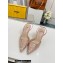Fendi First rhinestone high-heeled slingbacks Pink 2023