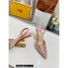 Fendi First rhinestone high-heeled slingbacks Pink 2023
