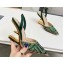 Fendi First rhinestone high-heeled slingbacks Green 2023