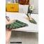 Fendi First rhinestone high-heeled slingbacks Green 2023